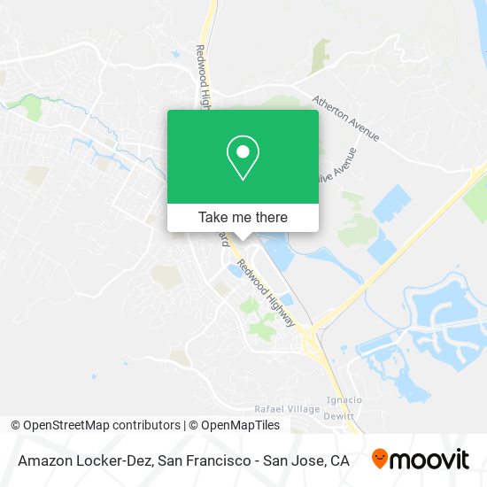 Amazon Locker-Dez map