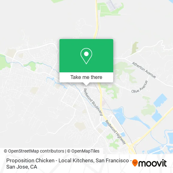 Proposition Chicken - Local Kitchens map