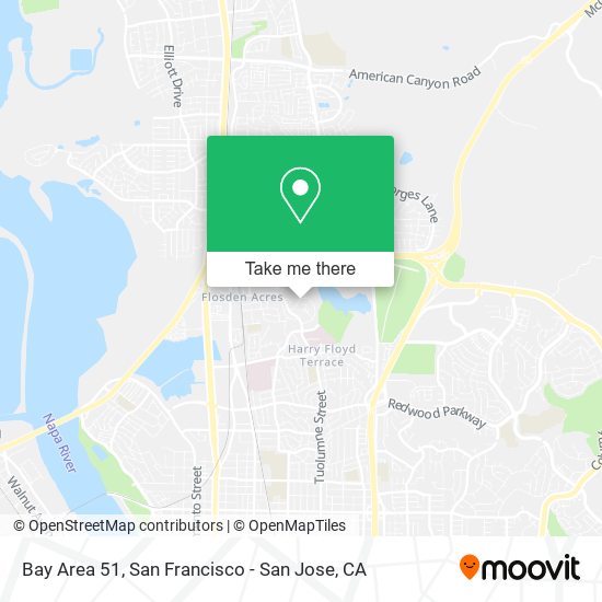 Mapa de Bay Area 51