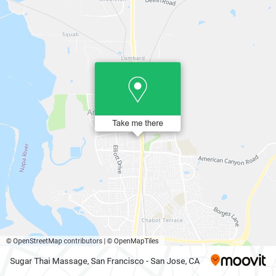 Sugar Thai Massage map