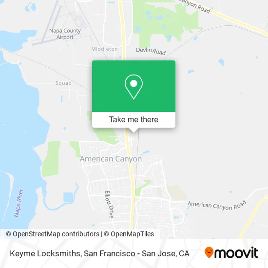 Keyme Locksmiths map