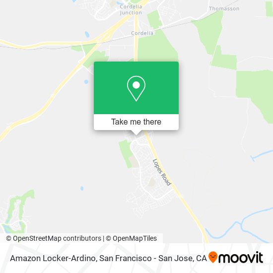 Amazon Locker-Ardino map