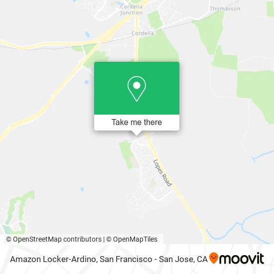 Amazon Locker-Ardino map