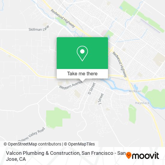 Valcon Plumbing & Construction map