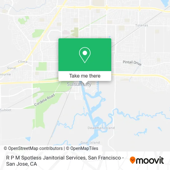 R P M Spotless Janitorial Services map