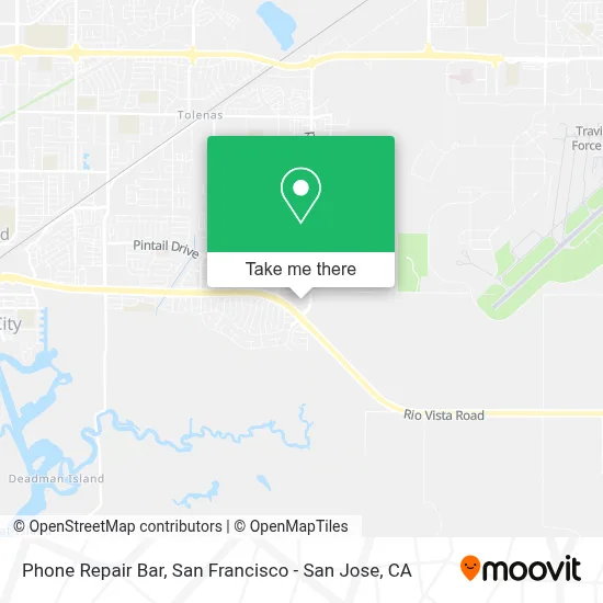 Phone Repair Bar map
