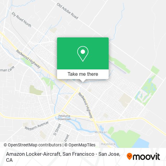 Mapa de Amazon Locker-Aircraft