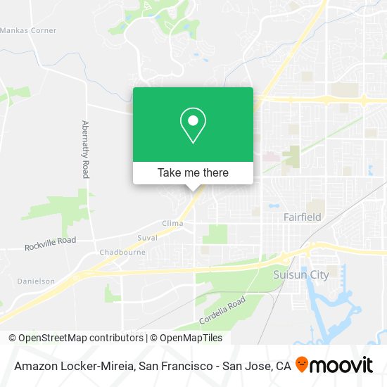 Amazon Locker-Mireia map