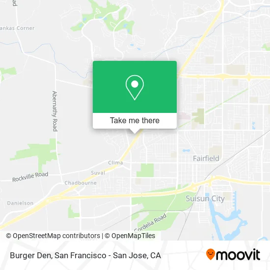 Mapa de Burger Den