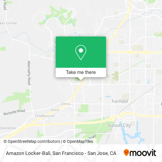 Amazon Locker-Bali map