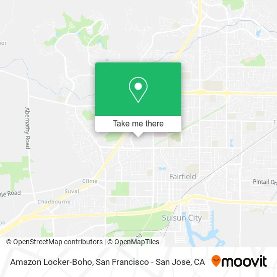 Mapa de Amazon Locker-Boho