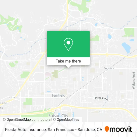 Fiesta Auto Insurance map