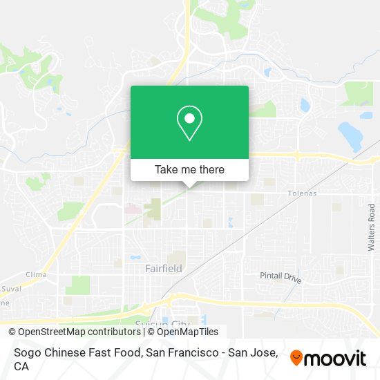 Mapa de Sogo Chinese Fast Food