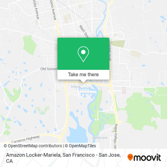 Amazon Locker-Mariela map