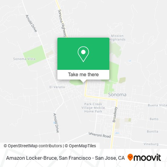 Amazon Locker-Bruce map
