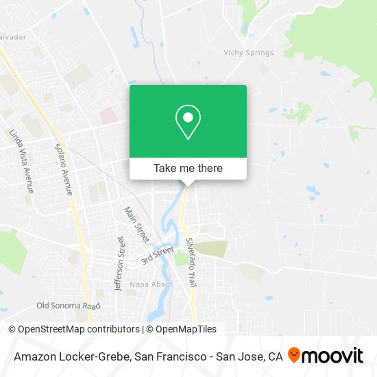 Mapa de Amazon Locker-Grebe