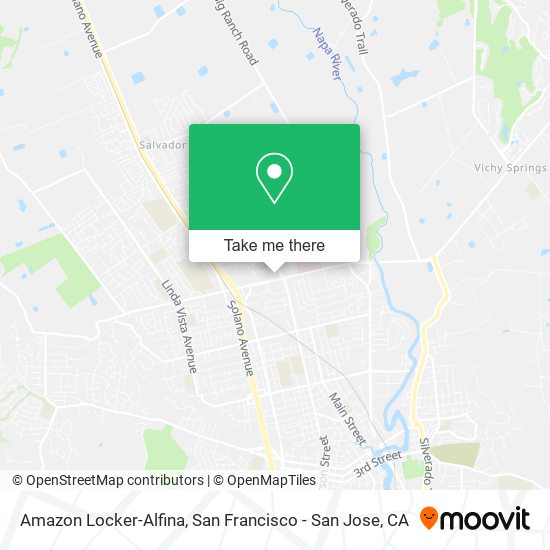 Amazon Locker-Alfina map