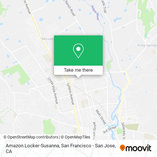 Amazon Locker-Susanna map