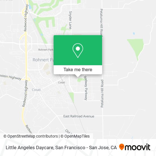 Mapa de Little Angeles Daycare