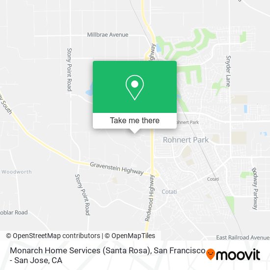 Monarch Home Services (Santa Rosa) map