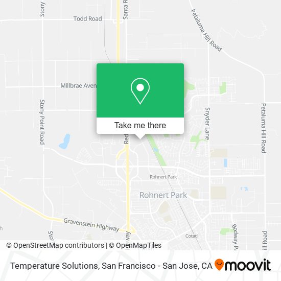 Temperature Solutions map