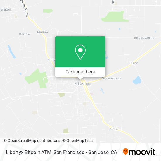 Libertyx Bitcoin ATM map
