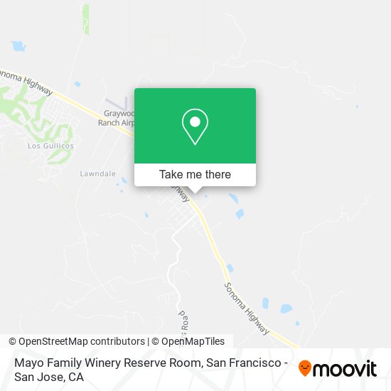 Mayo Family Winery Reserve Room map