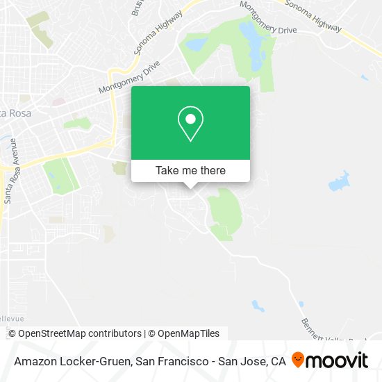 Mapa de Amazon Locker-Gruen