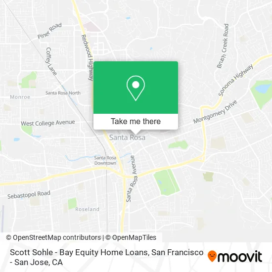 Scott Sohle - Bay Equity Home Loans map