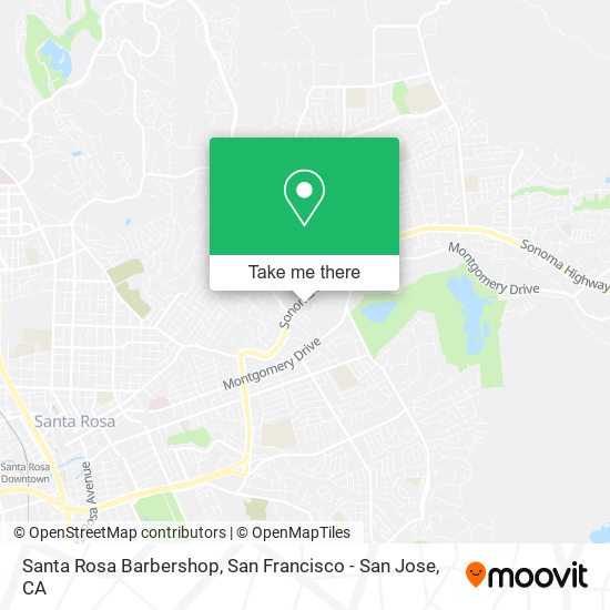 Santa Rosa Barbershop map