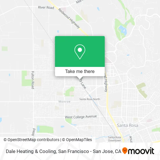 Mapa de Dale Heating & Cooling