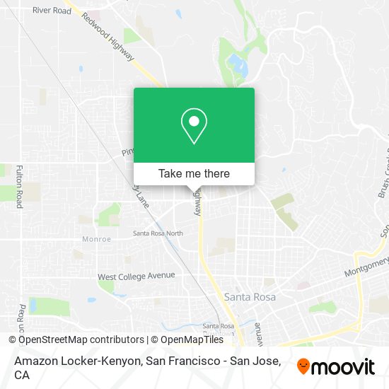 Mapa de Amazon Locker-Kenyon