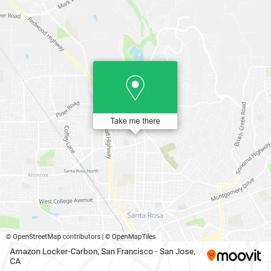 Mapa de Amazon Locker-Carbon