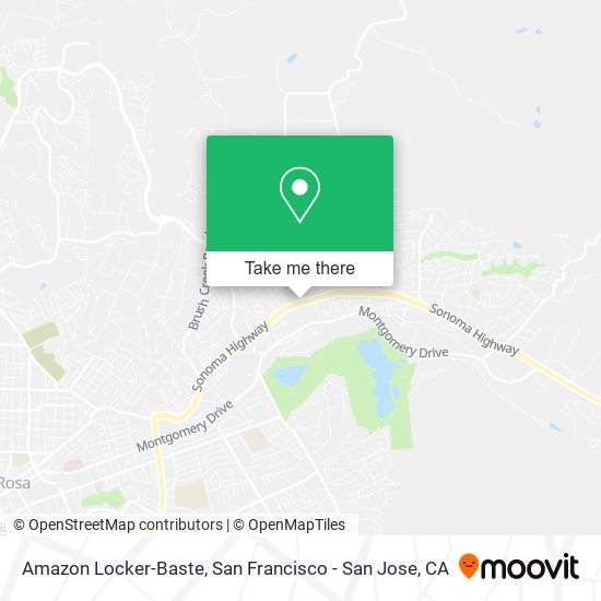 Mapa de Amazon Locker-Baste