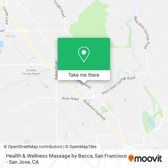 Mapa de Health & Wellness Massage by Becca