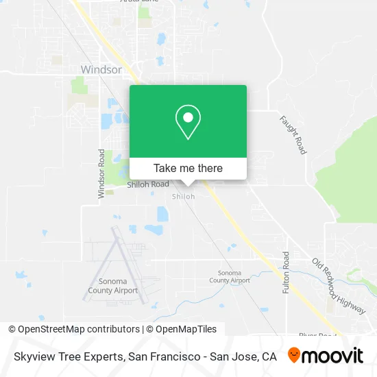 Skyview Tree Experts map