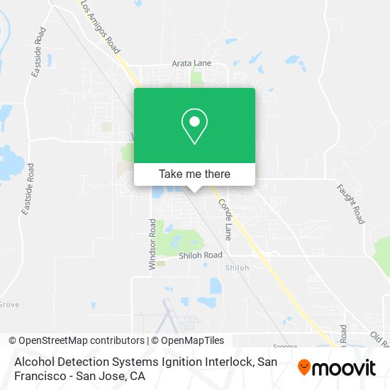 Mapa de Alcohol Detection Systems Ignition Interlock