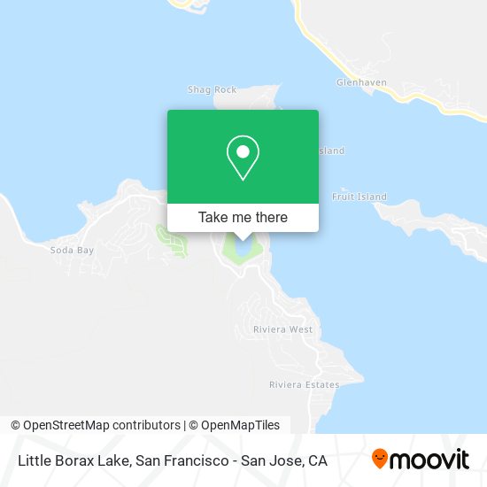 Mapa de Little Borax Lake
