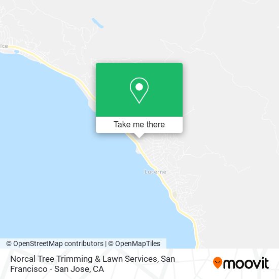 Norcal Tree Trimming & Lawn Services map