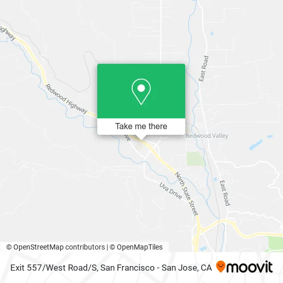 Mapa de Exit 557/West Road/S
