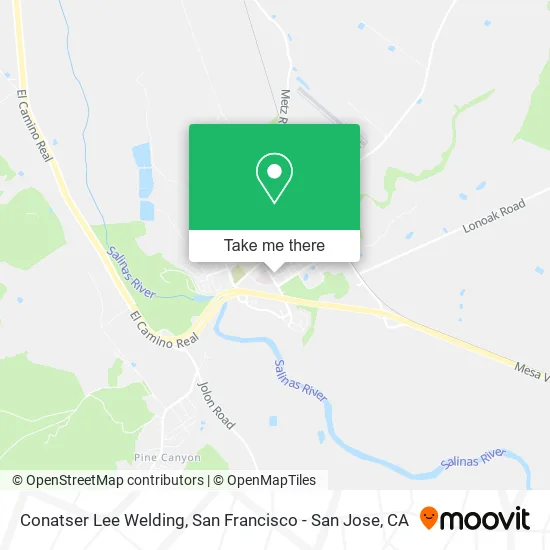 Conatser Lee Welding map