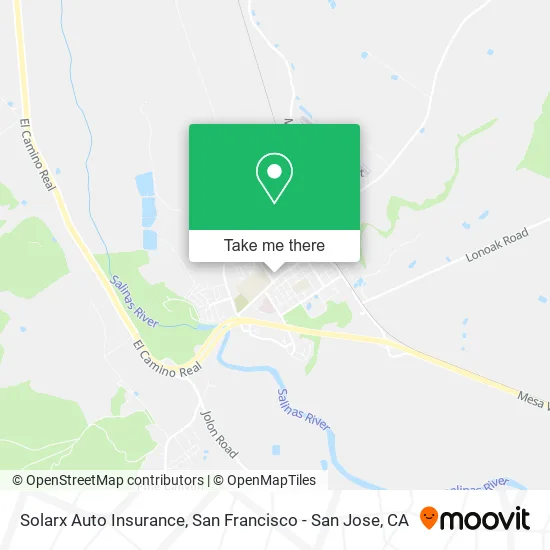 Solarx Auto Insurance map