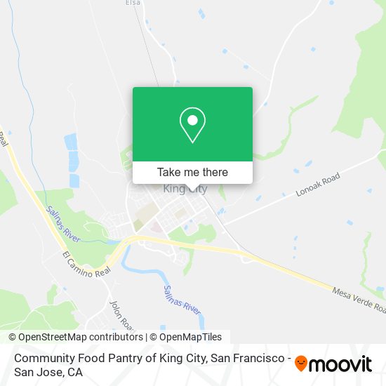 Community Food Pantry of King City map