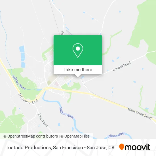 Tostado Productions map