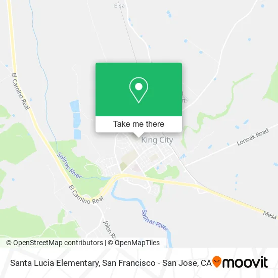 Santa Lucia Elementary map