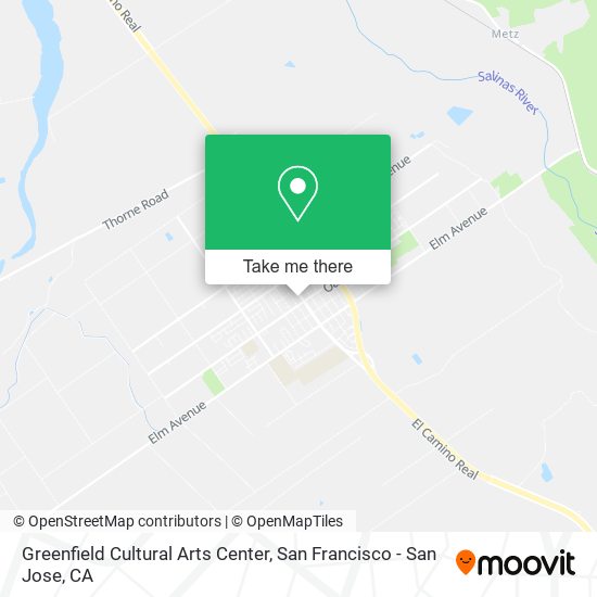 Greenfield Cultural Arts Center map