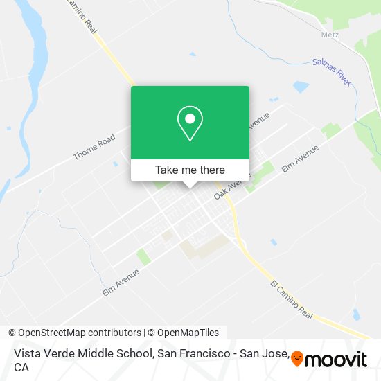 Mapa de Vista Verde Middle School