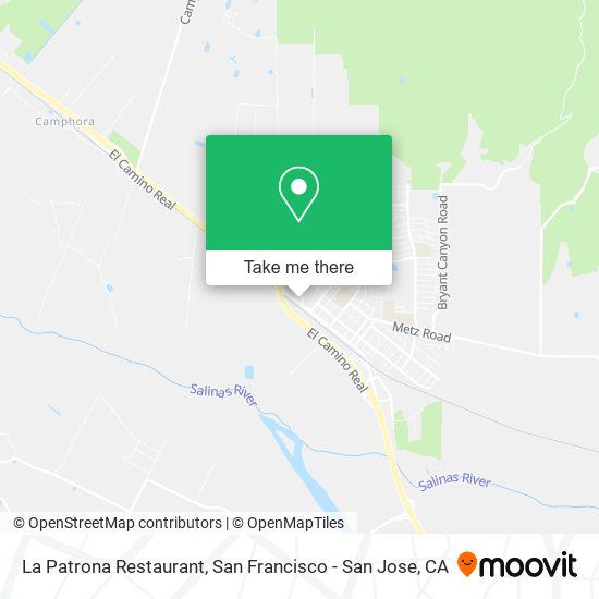 La Patrona Restaurant map
