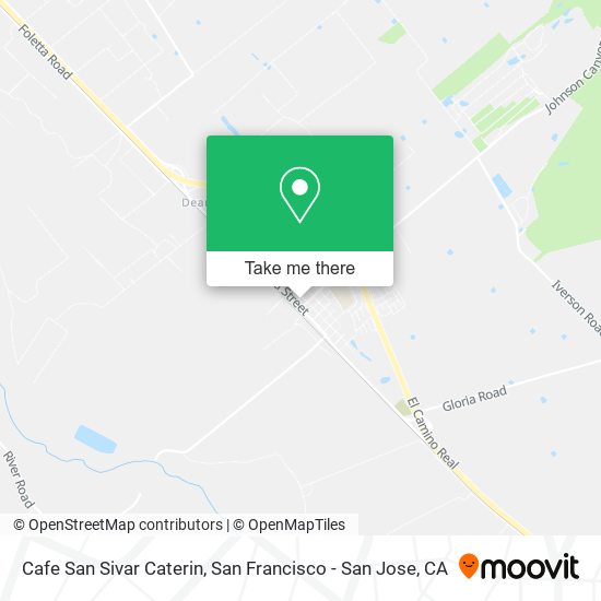 Cafe San Sivar Caterin map