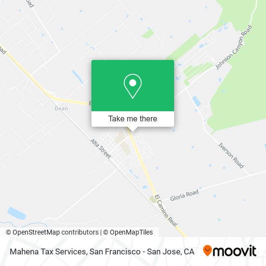 Mapa de Mahena Tax Services